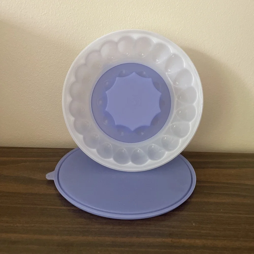 Tupperware Jel-ring Jello Gelatin Mold 6 Cup Lilac  Purple 1203-5 1202-4 1201b-8